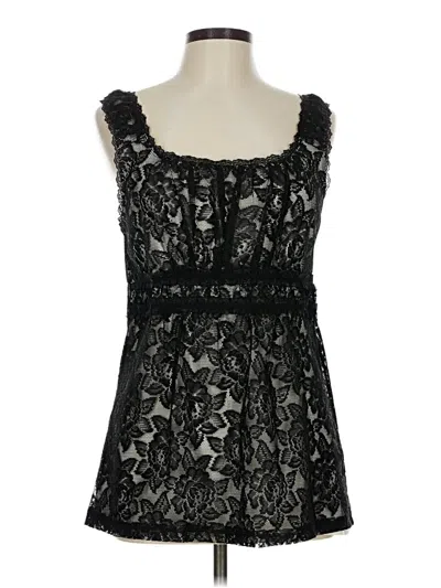 Pre-owned Maurices Tank Top Black Strapless Neckline Tops