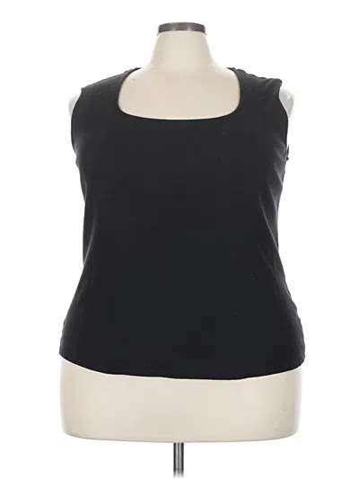 Pre-owned Maurices Tank Top Black Strapless Neckline Tops