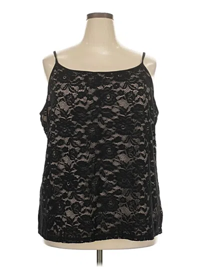 Pre-owned Maurices Tank Top Black Strapless Neckline Tops