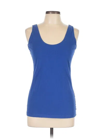 Pre-owned Maurices Tank Top Blue Strapless Neckline Tops