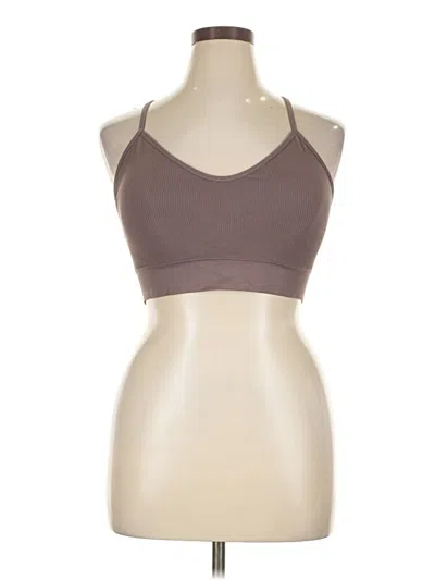 Pre-owned Maurices Tank Top Brown Halter Neckline Tops