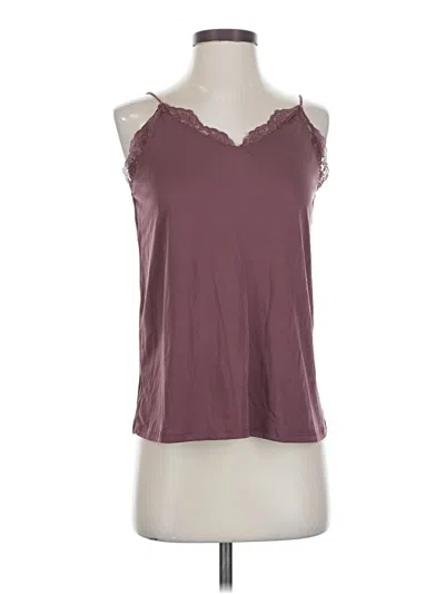 Pre-owned Maurices Tank Top Burgundy Halter Neckline Tops