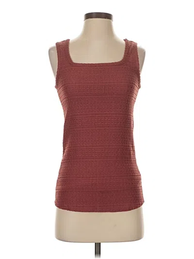 Maurices Tank Top Burgundy Square Neckline Tops In Multi