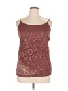 Maurices Tank Top Burgundy Strapless Neckline Tops In Burgundy