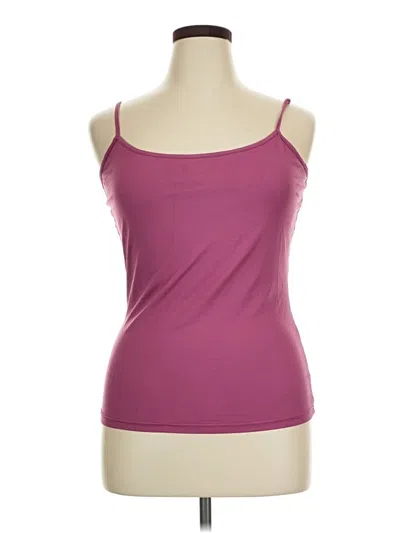 Pre-owned Maurices Tank Top Burgundy Strapless Neckline Tops