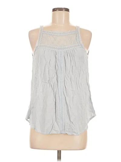 Pre-owned Maurices Tank Top Gray Halter Neckline Tops