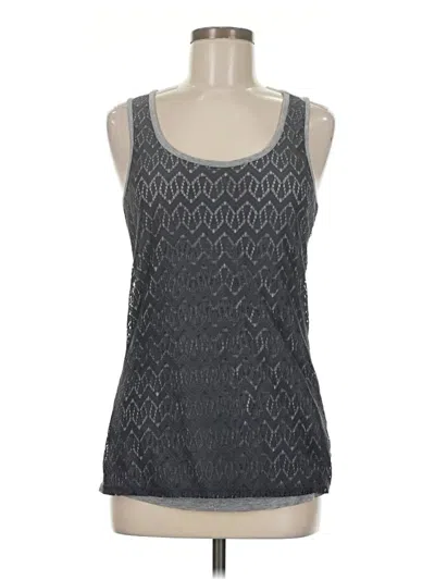 Pre-owned Maurices Tank Top Gray Halter Neckline Tops
