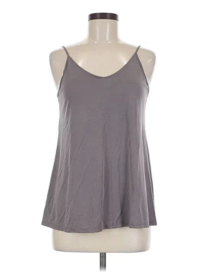 Pre-owned Maurices Tank Top Gray Halter Neckline Tops