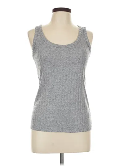 Pre-owned Maurices Tank Top Gray Halter Neckline Tops