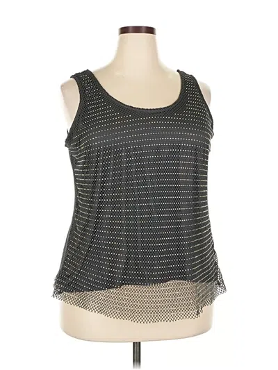 Pre-owned Maurices Tank Top Gray Strapless Neckline Tops