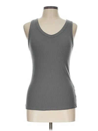 Pre-owned Maurices Tank Top Gray Strapless Neckline Tops