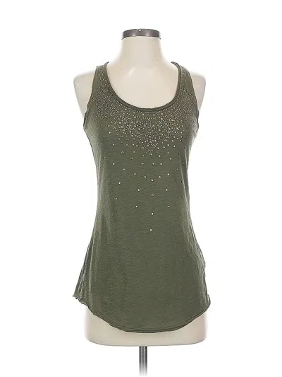 Pre-owned Maurices Tank Top Green Halter Neckline Tops