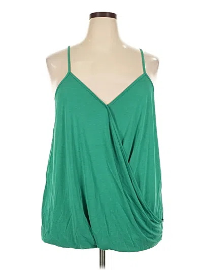 Maurices Tank Top Green Halter Neckline Tops