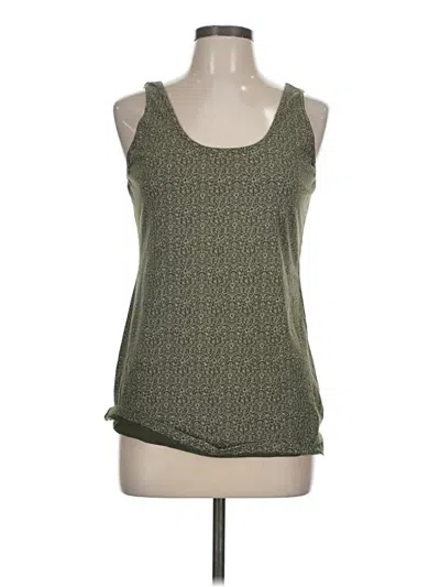 Pre-owned Maurices Tank Top Green Halter Neckline Tops