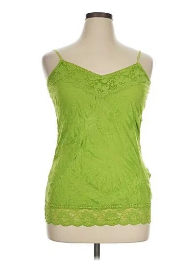 Pre-owned Maurices Tank Top Green Strapless Neckline Tops
