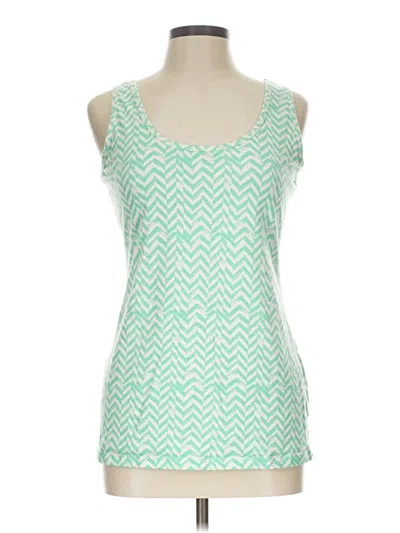 Pre-owned Maurices Tank Top Green Sweetheart Neckline Tops