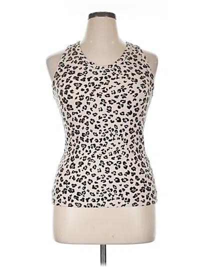 Pre-owned Maurices Tank Top Ivory Halter Neckline Tops In White