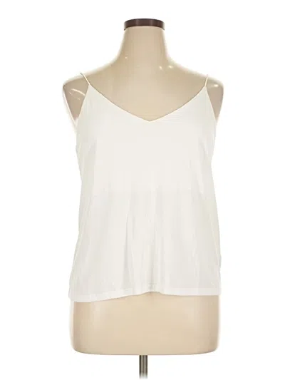 Maurices Tank Top Ivory Plunge Neckline Tops