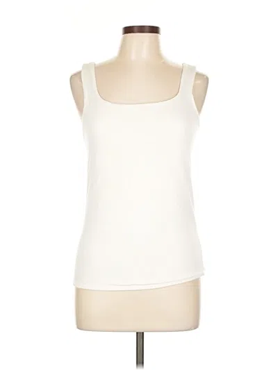 Pre-owned Maurices Tank Top Ivory Strapless Neckline Tops In White