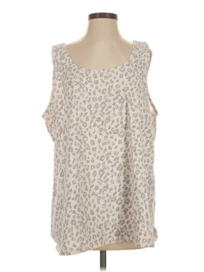 Pre-owned Maurices Tank Top Ivory Strapless Neckline Tops In White