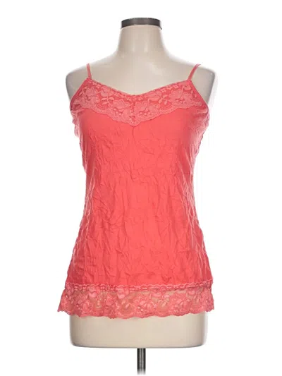 Pre-owned Maurices Tank Top Orange Strapless Neckline Tops