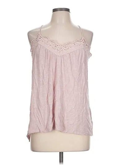 Pre-owned Maurices Tank Top Pink Halter Neckline Tops
