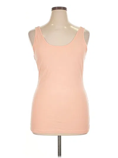 Pre-owned Maurices Tank Top Pink Strapless Neckline Tops