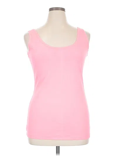 Pre-owned Maurices Tank Top Pink Sweetheart Neckline Tops
