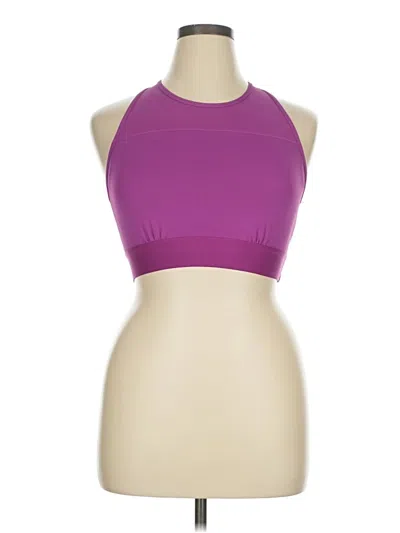 Pre-owned Maurices Tank Top Purple Halter Neckline Tops