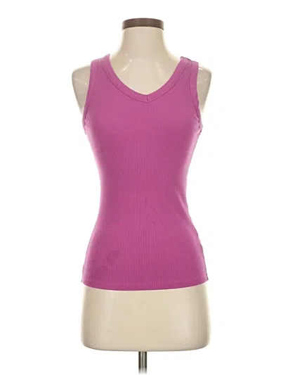 Pre-owned Maurices Tank Top Purple Strapless Neckline Tops