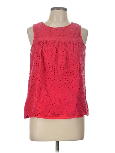 Pre-owned Maurices Tank Top Red Halter Neckline Tops