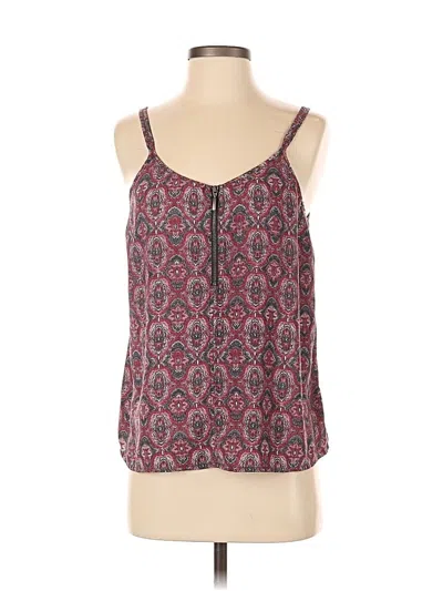 Pre-owned Maurices Tank Top Red Halter Neckline Tops