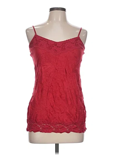 Pre-owned Maurices Tank Top Red Strapless Neckline Tops