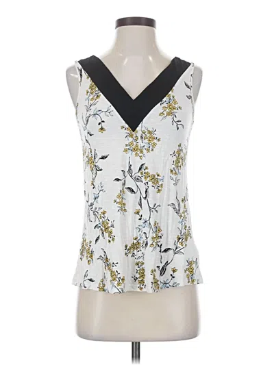Pre-owned Maurices Tank Top Silver Plunge Neckline Tops