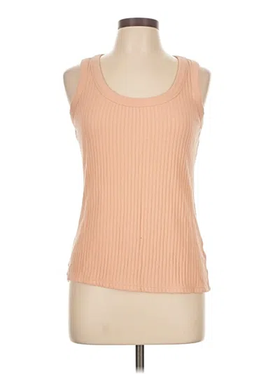 Pre-owned Maurices Tank Top Tan Strapless Neckline Tops
