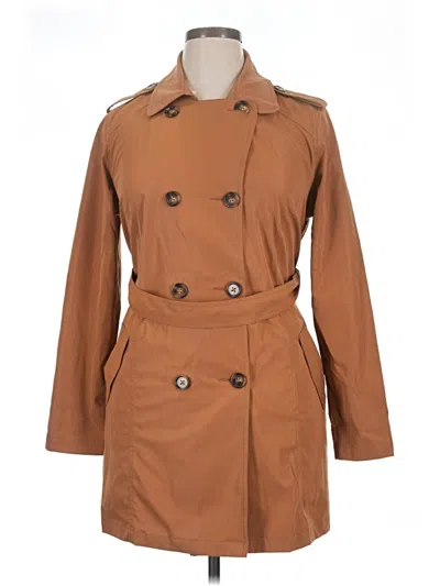 Pre-owned Maurices Trenchcoat In Brown