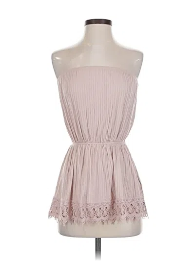 Pre-owned Maurices Tube Top Pink Strapless Neckline Tops