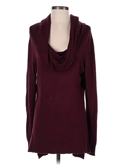 Pre-owned Maurices Turtleneck Sweater In Burgundy