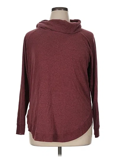 Pre-owned Maurices Turtleneck Sweater In Burgundy