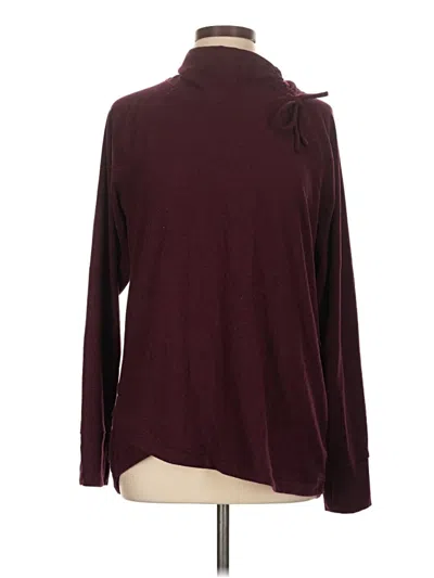 Pre-owned Maurices Turtleneck Sweater In Burgundy