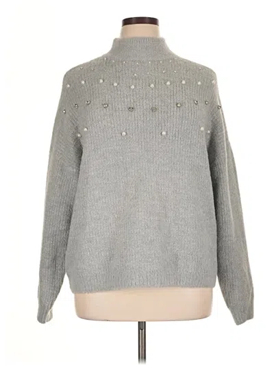 Pre-owned Maurices Turtleneck Sweater In Gray