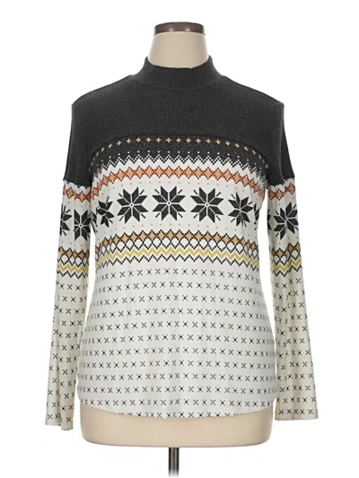 Pre-owned Maurices Turtleneck Sweater In Gray
