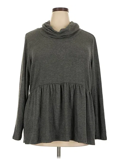 Pre-owned Maurices Turtleneck Sweater In Gray