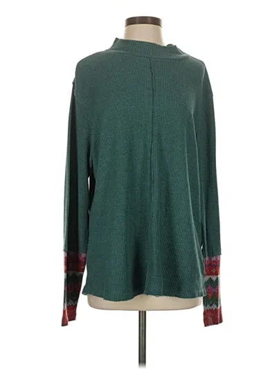 Pre-owned Maurices Turtleneck Sweater In Green