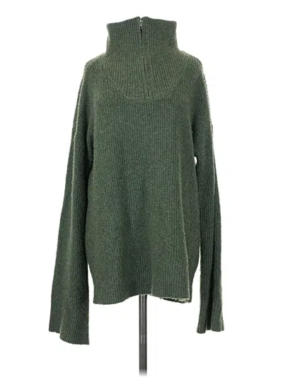 Pre-owned Maurices Turtleneck Sweater In Green