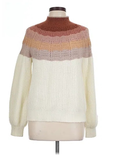 Pre-owned Maurices Turtleneck Sweater In Ivory