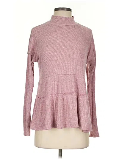 Pre-owned Maurices Turtleneck Sweater In Pink