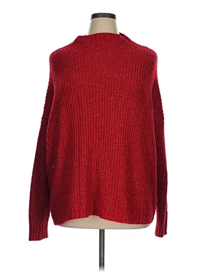 Pre-owned Maurices Turtleneck Sweater In Red