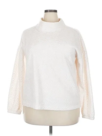 Pre-owned Maurices Turtleneck Sweater In White