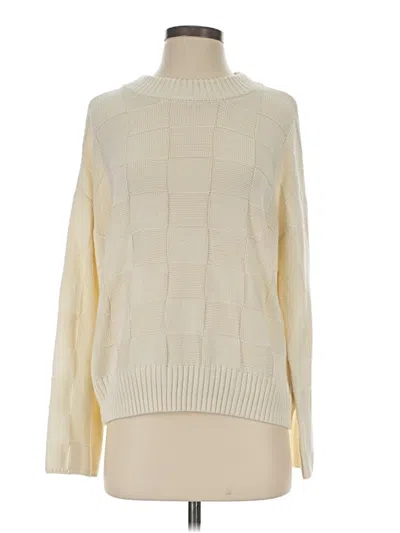Pre-owned Maurices Turtleneck Sweater In White